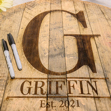 Load image into Gallery viewer, Bourbon Barrel Guest Book - FREE SHIPPING!