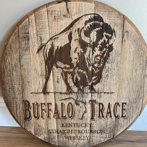 Buffalo Trace Bourbon Barrel Wall Hanging