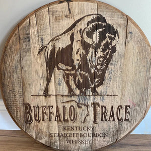 Buffalo Trace Bourbon Barrel Wall Hanging