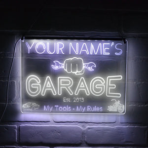 Custom Neon LED Garage Sign