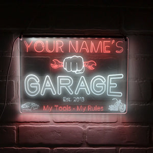 Custom Neon LED Garage Sign