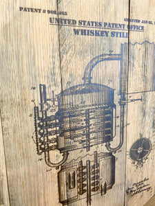 Whiskey Still Patent Image - FREE SHIPPING