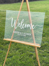 Load image into Gallery viewer, Custom Acrylic Wedding Sign