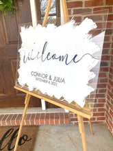 Load image into Gallery viewer, Painted Acrylic Wedding Sign