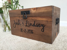 Load image into Gallery viewer, Personalized Wedding Card Box - GirlyBuilds