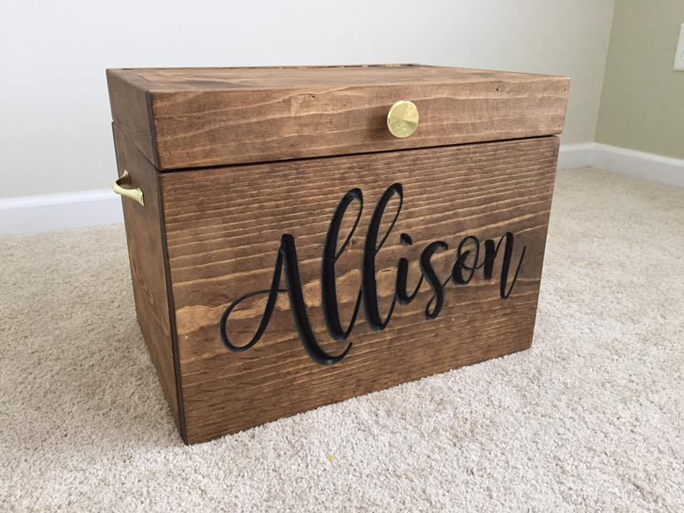 Personalized Toy Box Girlybuilds