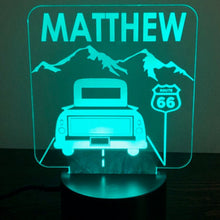 Load image into Gallery viewer, Personalized Night Light - Route 66 Night Light - GirlyBuilds